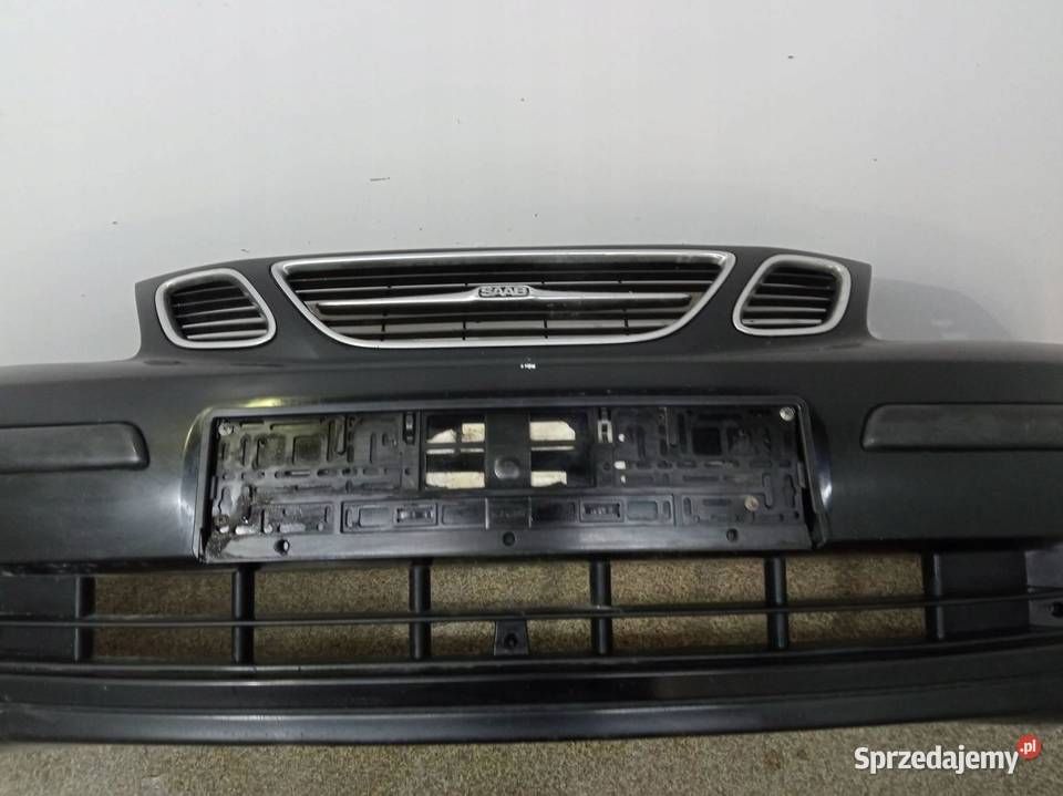 ZDERZAK PRZÓD CZARNY Saab 93 II 20022014