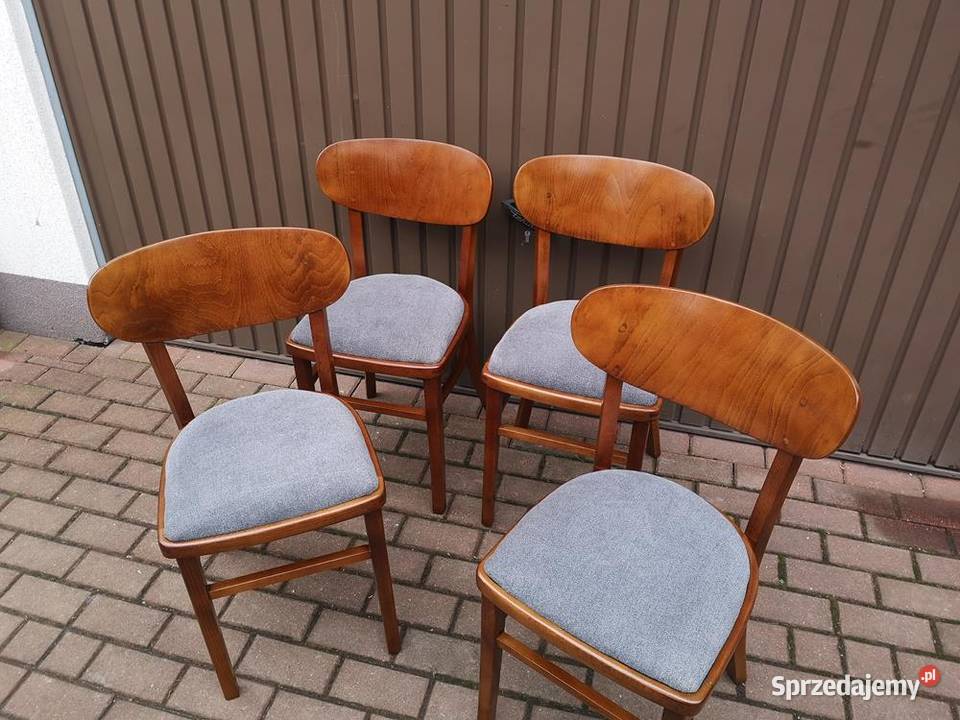 Krzesła ARTDECOPRL Stare Antyk Komplet 4 Sztuki Meble Swarzędz