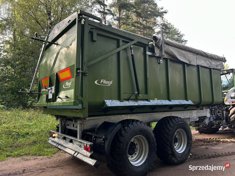 Przyczepa Fliegl TMK 200 NOWA skorupowa tandem Ćmiłów