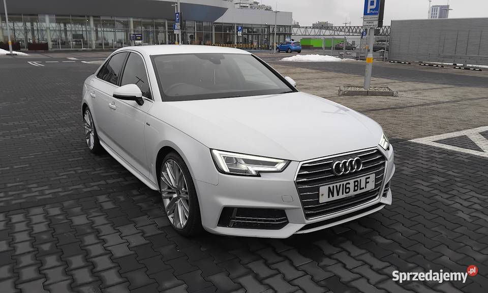 Audi A4 B9 Sline 20TDI 190 Anglik 2016 centralny zamek