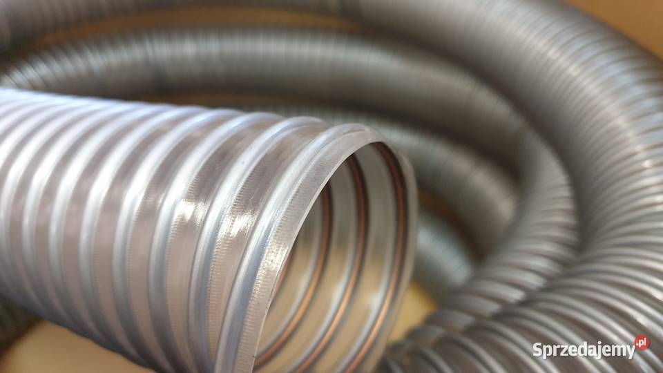 Trudno zapalny wąż poliuretanowy rura spiro 60mm Łomża