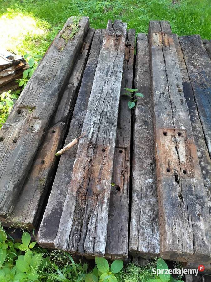 Belki dębowe podkłady kolejowe bele deski grube Gręboszów
