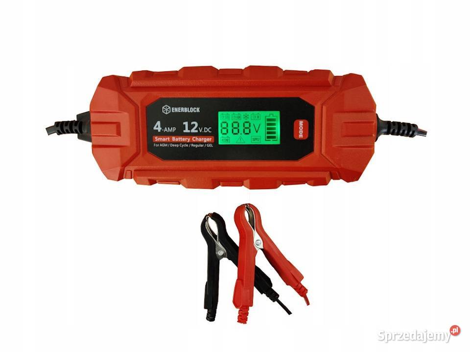 Ładowarka prostownik Enerblock 12V 4A AGM GEL Gdynia sprzedam
