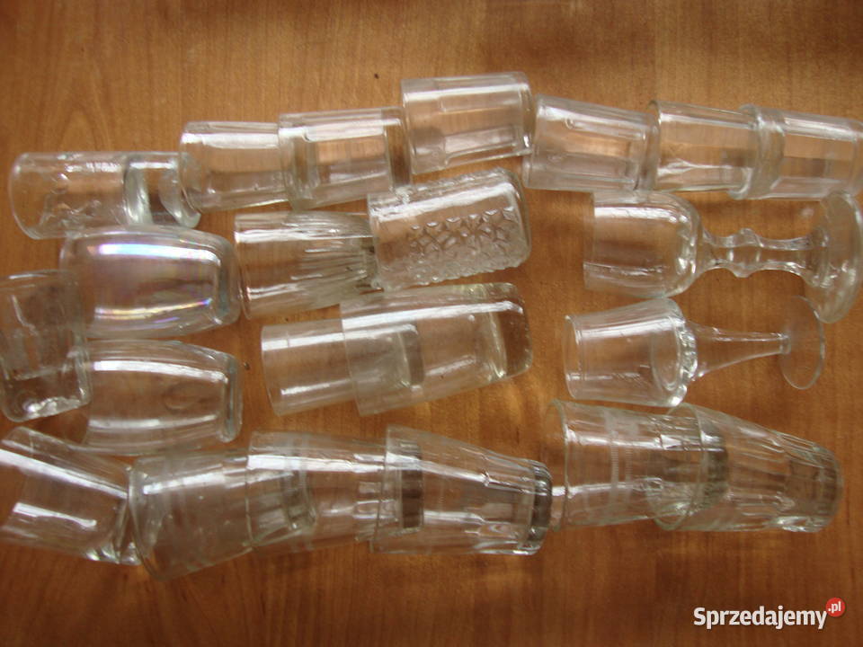 kufle kieliszki sprzedam tanio Lipnica Mała