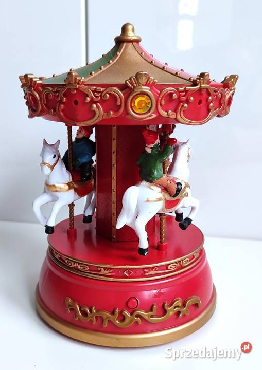 Nowa świąteczna karuzela ż muzyką i światełkami śląskie Katowice