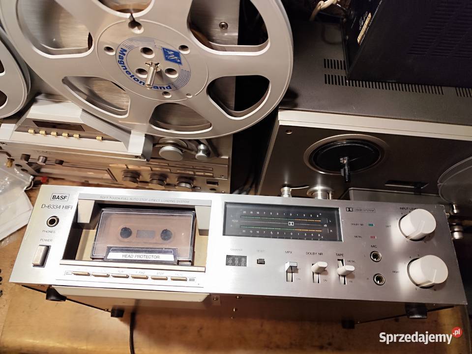 deck kasetowy Basf D6334 HiFi uszkodzony Grabowo