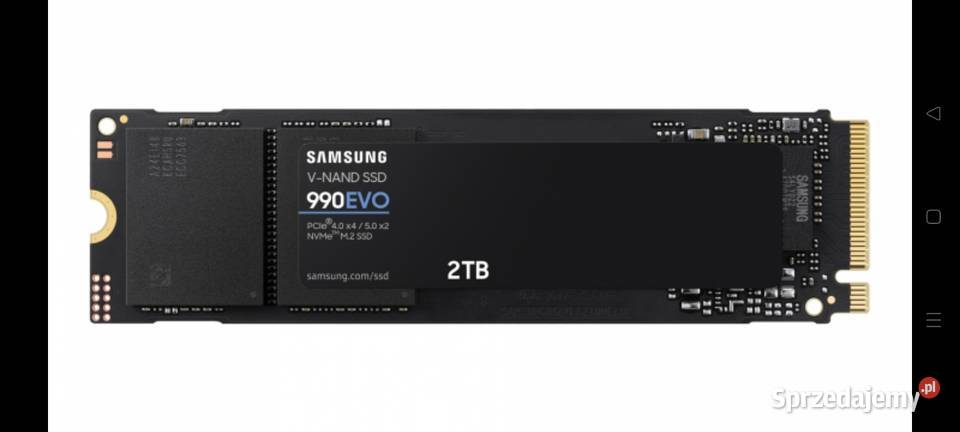 Dysk SSD Samsung 990 EVO Plus 2 TB Dąbrowa Górnicza sprzedam