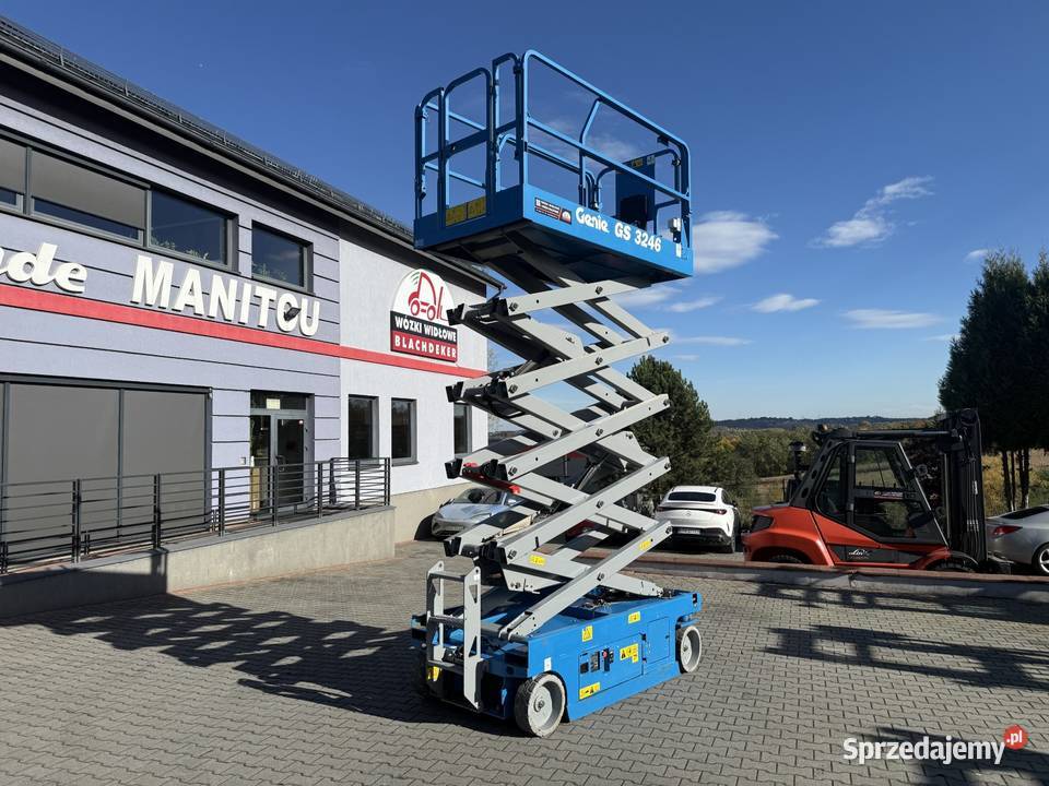 Podnośnik nożycowy Genie GS3246 Opony Maszyny budowlane Mogilany