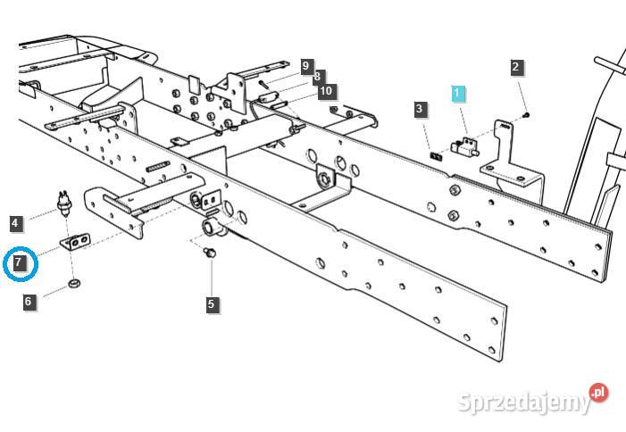 Wspornik uchwyt czujnika położenia sprzęgła LS Tajęcina
