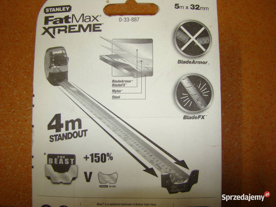 Miara Stalowa FATMAX XTREME STANLEY 5m x 32mm śląskie Bielsko-Biała