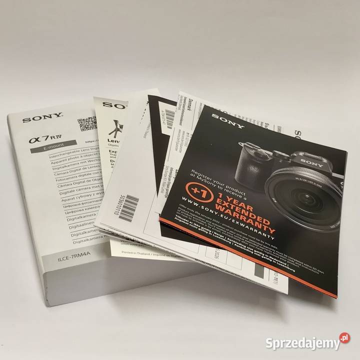 SONY Alpha A7R IV ILCE7RM4A Aparat 214 zdjęć Warszawa