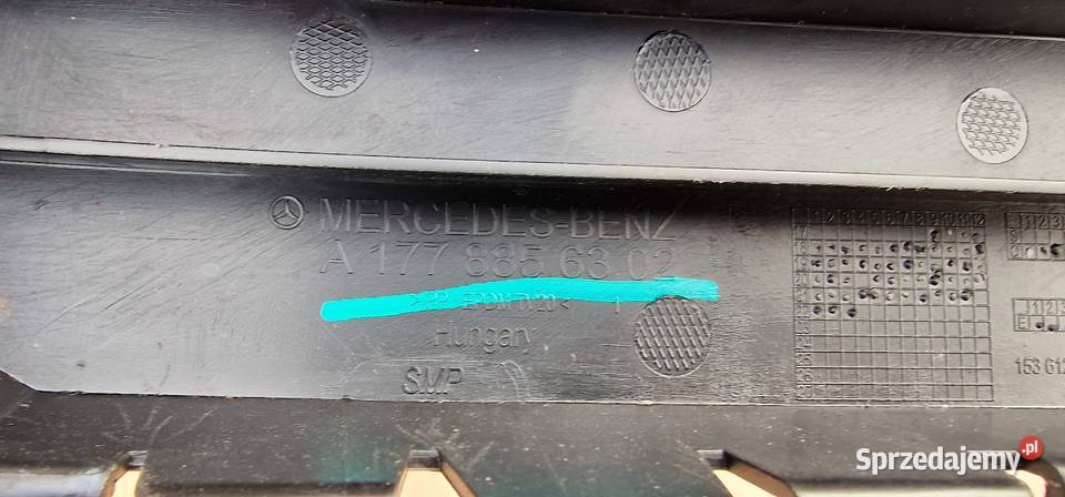 MERCEDES W177 ŚLIZG ZDERZAKA LEWY TYŁ Bieleń sprzedam