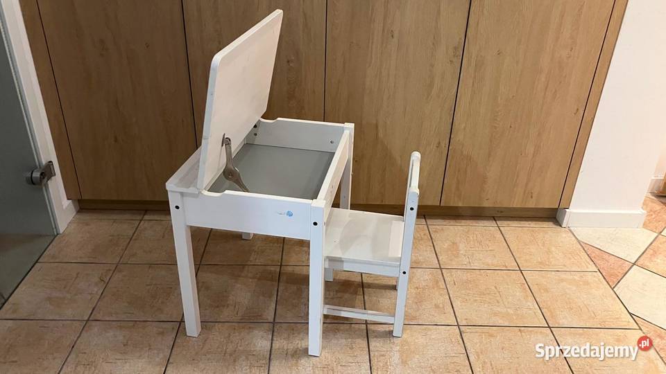 SUNDVIK biurko dziecięce 60x45 krzesełko 60cm