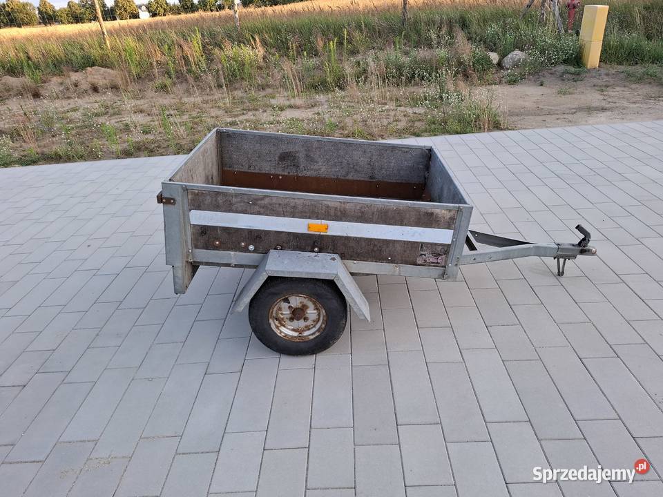 Przyczepa lekka Variant 1991 DMC 450 zdrowa towarowe wielkopolskie Drwęsa