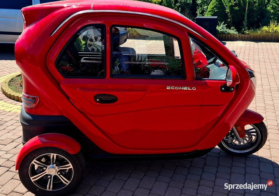 Skuter elektryczny kabinowy trójkołowy Econelo Krasnobród