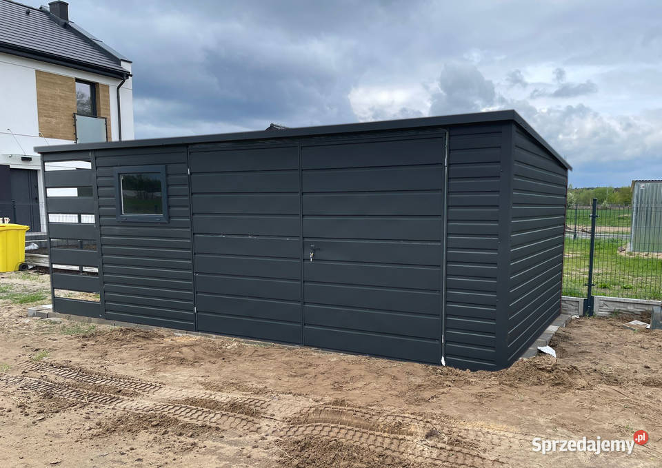 Domek narzędziowy 45x3 05x Wiata ażurowa Ciemny Lubartów