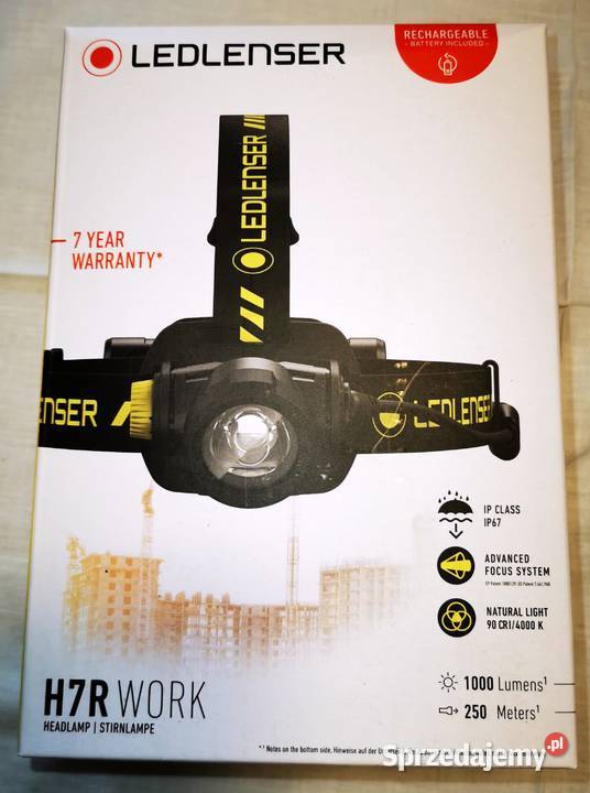 Ledlenser H7R Work latarka czołowa 1000lm OKAZJA Poznań