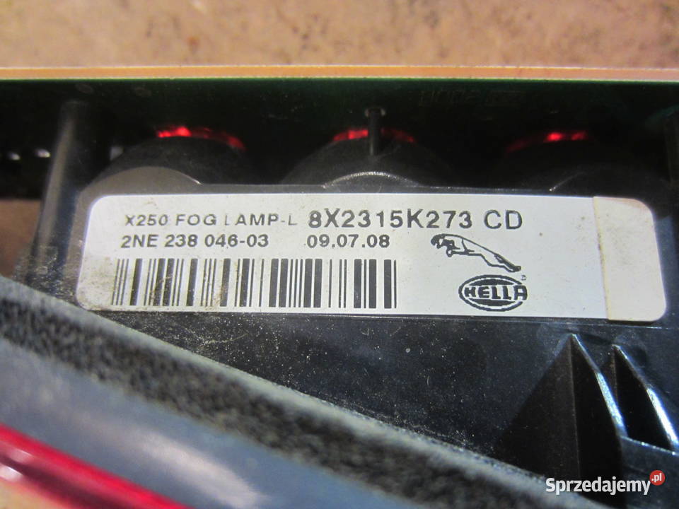 lampa klapy tył bagażnika lewa jaguar xf x250 osobowe Szczecin sprzedam