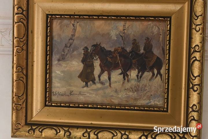Wojciech Kossak Polscy Żołnierze na Koniach