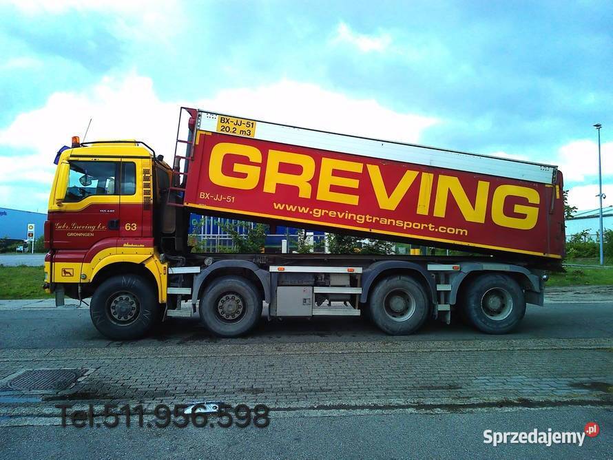 Wywrotka 8x8 MAN TGS Warszawa