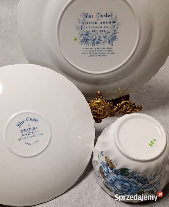 BRITISH ANCHOR Blue Cluster Serwis 6osobowy mazowieckie Warszawa
