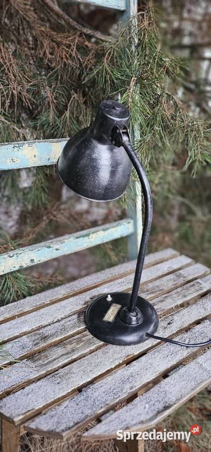 Lampka biurkowa z lat 50tych PRL mazowieckie Płońsk