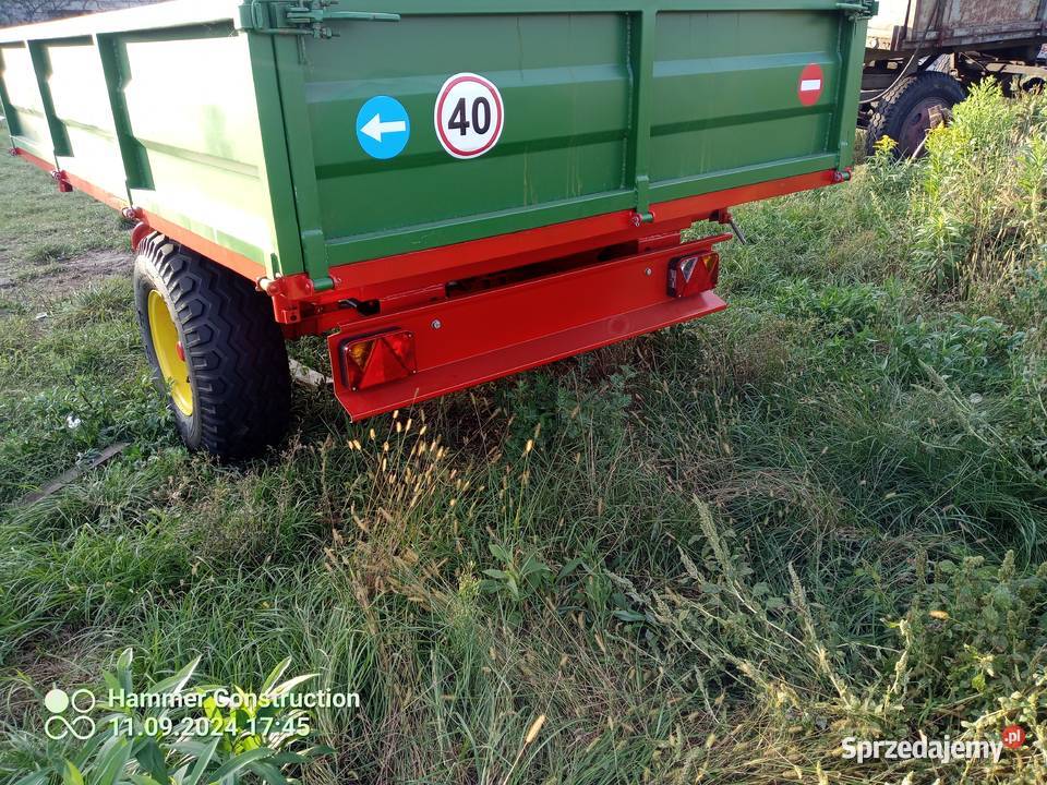 Przyczepa wywrotka na dwie strony Przyczepy rolnicze Domaradz