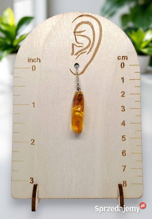 Kolczyki z BURSZTYNU bursztyn bałtycki z jednej Warszawa sprzedam