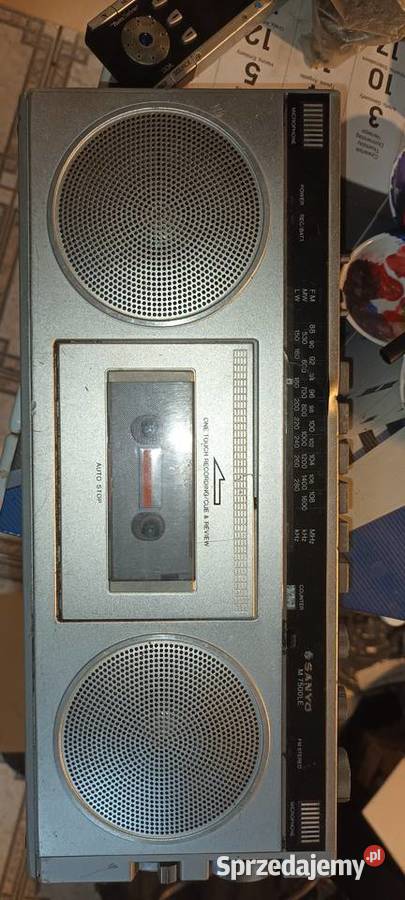Sanyo radiomagnetofon prl vintage jedyny w necie