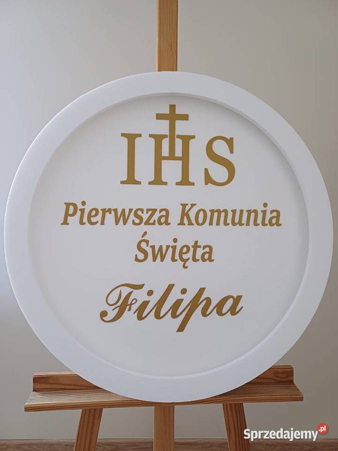 Koło z oświetleniem dekoracja Pierwsza Komunia Pozostałe Dobrzyca