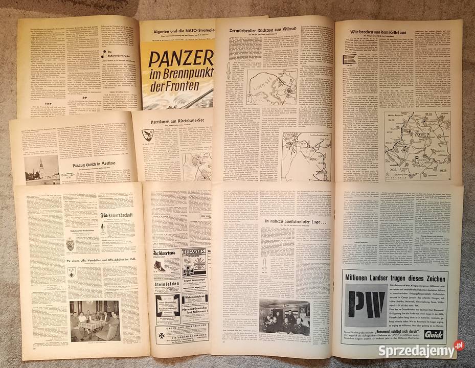 Stare Wojskowe Gazety Alte Kameraden x 5