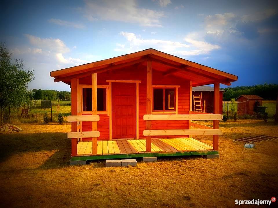 Altanka domek drewnianydomek letniskowy Architektura ogrodowa mazowieckie