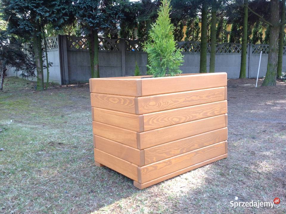 Donicedoniczki drewnianeogrodowe pod wymiar Kalisz sprzedam