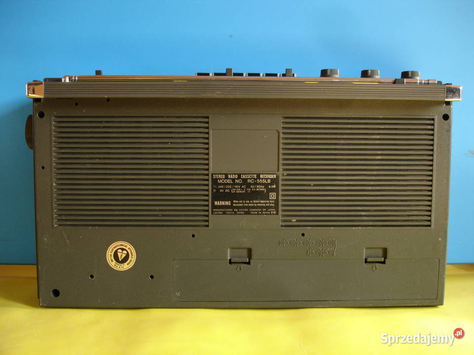 Radiomagnetofon JVC RC555LB Antyki, Sztuka, Kolekcje lubuskie Zielona Góra sprzedam