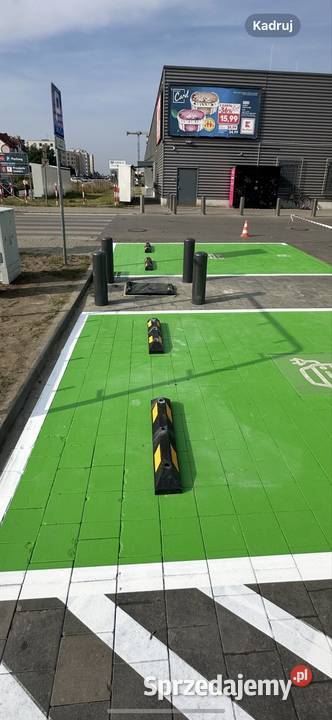 Azyle parkingowe separatory odboje odbojniki Warszawa