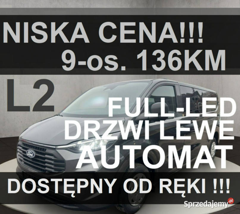 Ford Transit Custom A8 136 Full Led Drzwi gniazdo SD Szczecinek