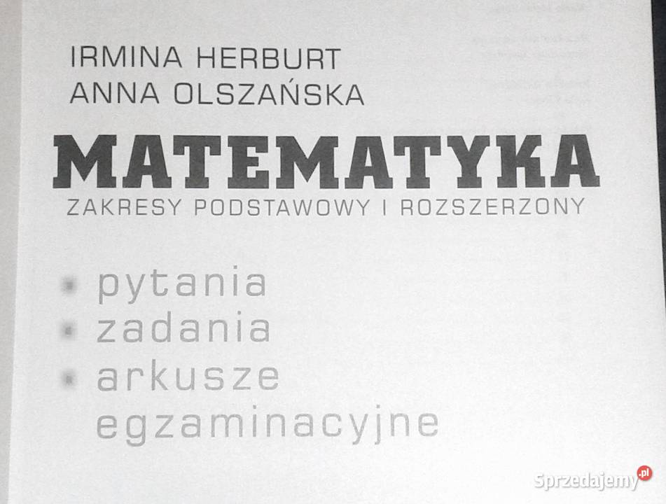 Matematyka Maturalnie że zdasz Zadania i Arkusze