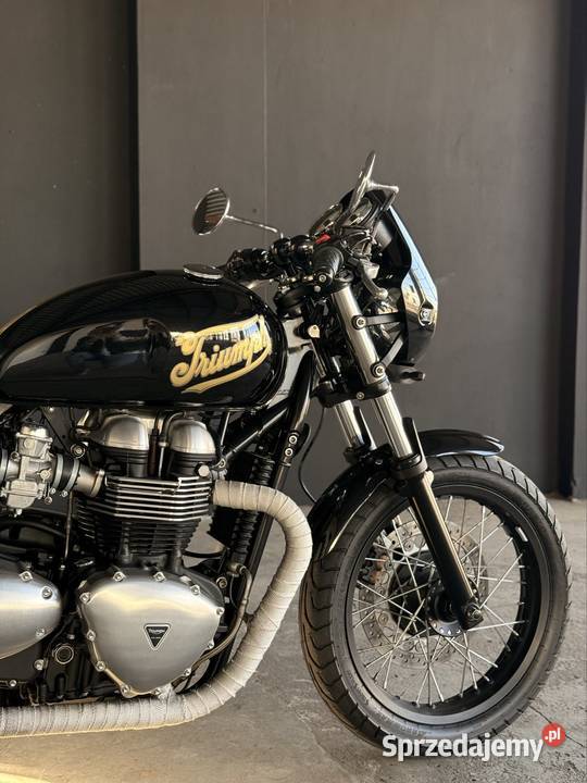 Super TRIUMPH THRUXTON 900 Black Cafe Racer Września