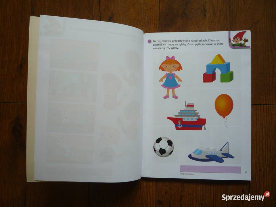 Kraina przedszkolaka Karty pracy Część 1 6latki zachodniopomorskie Szczecin sprzedam