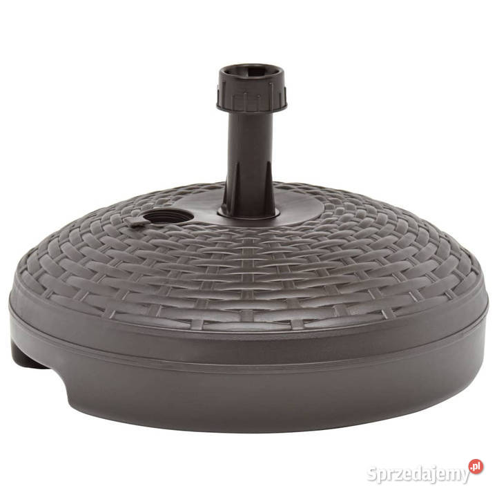 Podstawa pod parasol 20 L brązowa rattan z Warszawa