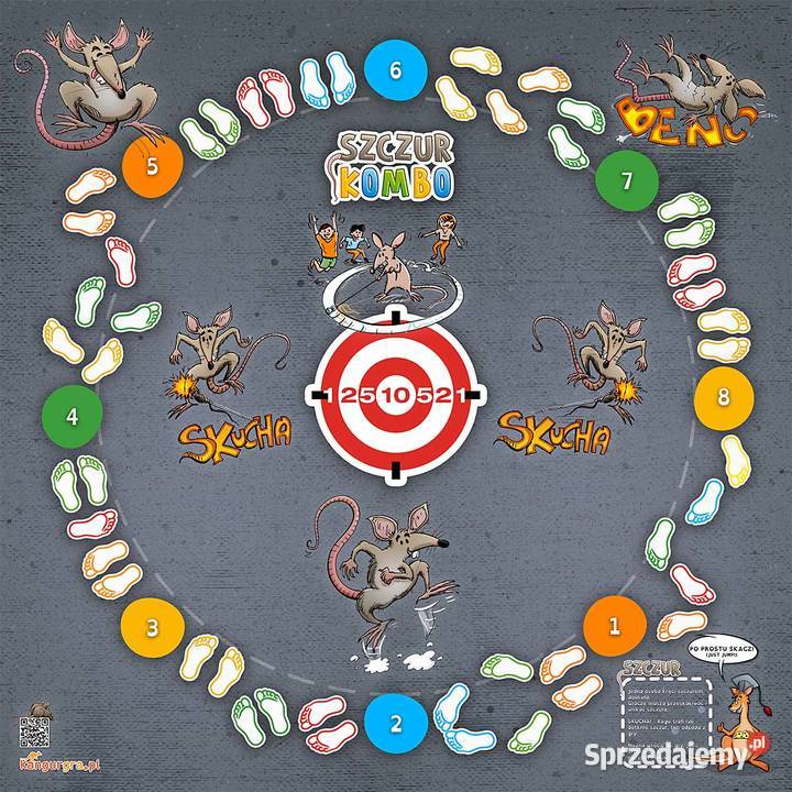 GRA W SZCZURA KOMBO gra podłogowa XXL DZIECI do Kraków