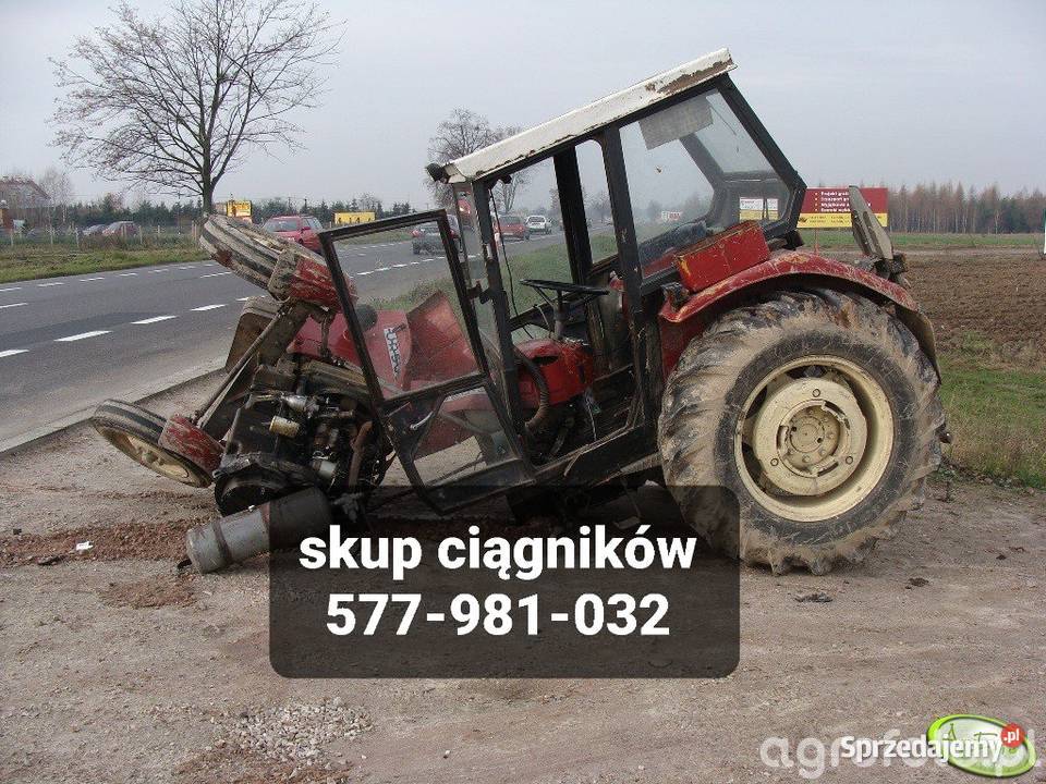Skup ciągników uszkodzonych starych ursus nimet Myślenice
