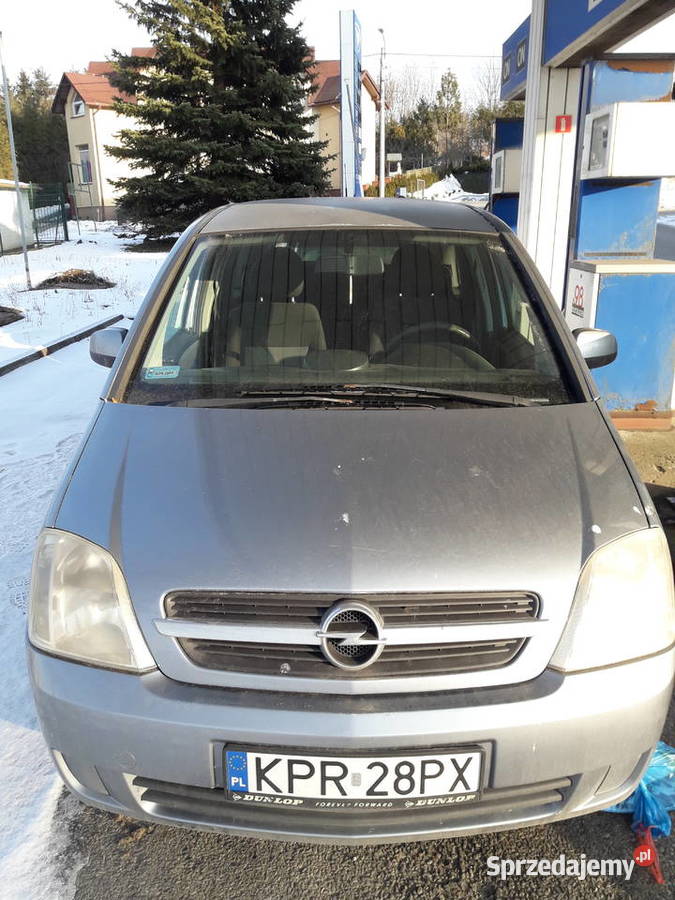 Opel Meriva A 2003 16 benzynaLPG HAK i dwa Proszowice