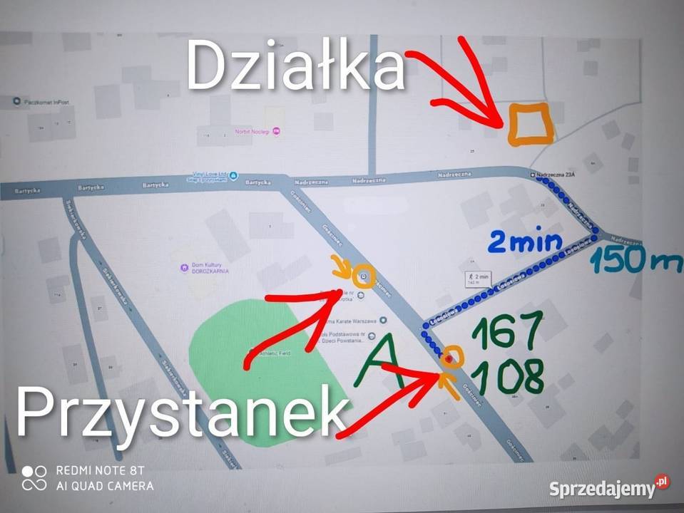 Sprzedam działkę ROD na Mokotowie Nadrzecznej 6a Warszawa