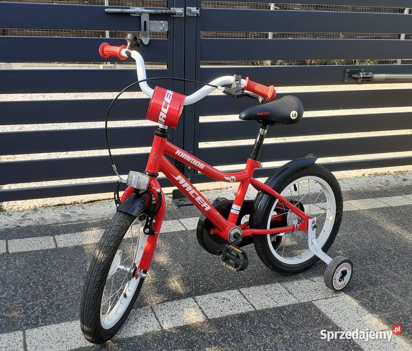 Rower dziecięcy Kimet Racer 16 czerwony stalowa