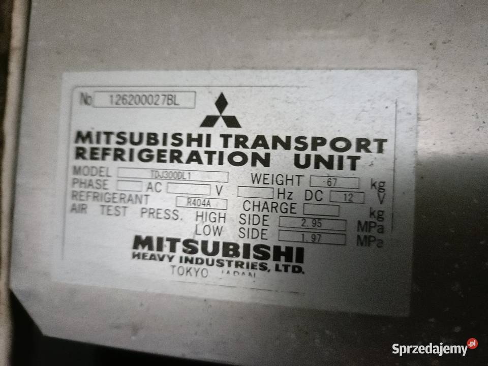 12V Agregat chłodniczy Mitsubishi TDJ300L Racibórz