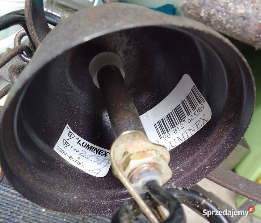 ŻYRANDOL LUMINEX Lampa wisząca metal kol Rewal sprzedam
