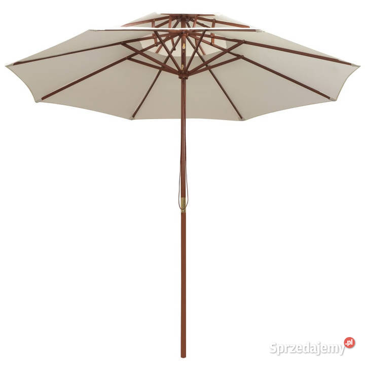 Parasol z podwójnym daszkiem 270x270 drewno mazowieckie Warszawa sprzedam