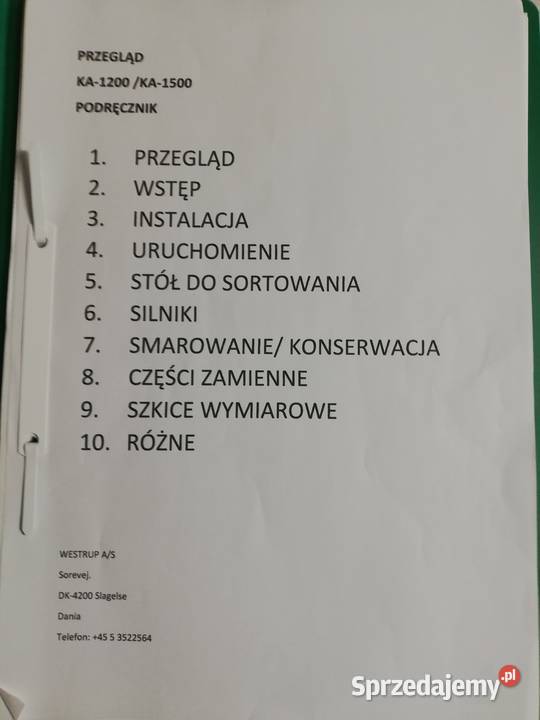 Instrukcja obsługi Bedlno