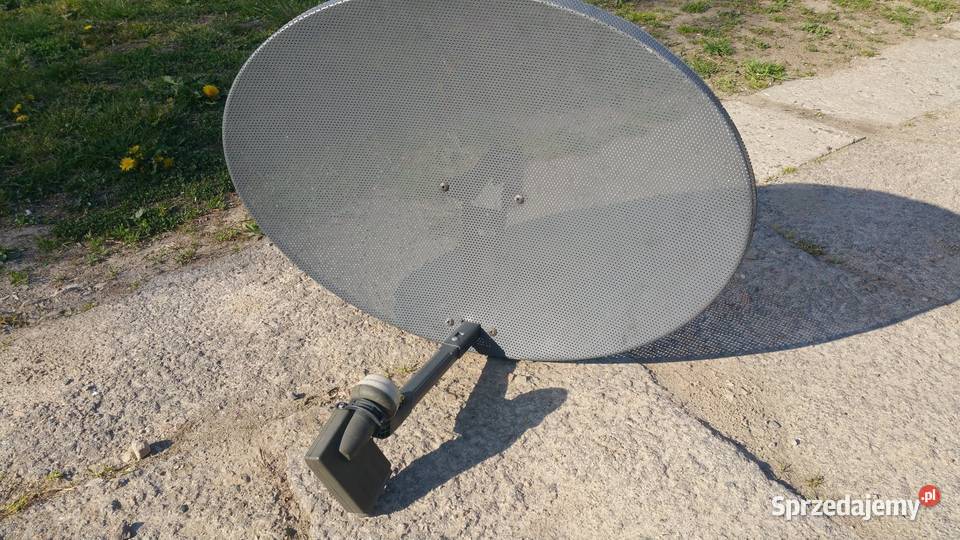 PERFOROWANA Antena SATELITARNA 80 Konwerter QUAD Chorągwica sprzedam